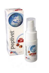 ICF Peptivet Oto Gel. Hudvenlig øregel til hund og kat.  25 ml